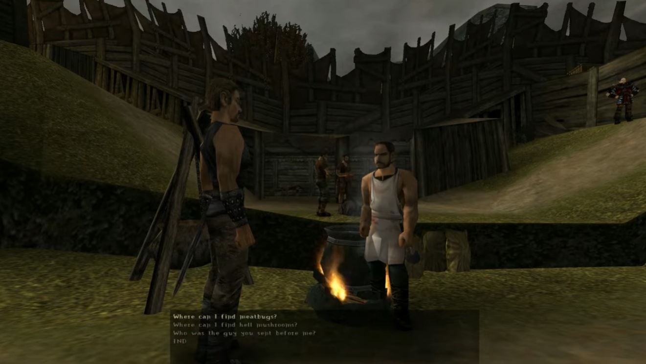 25 years of technological progress in the gaming industry have not been in vain. - My, Computer games, Gothic, Gothic 1 Remake, Video game, RPG, Nostalgia, Series Stuff about video games