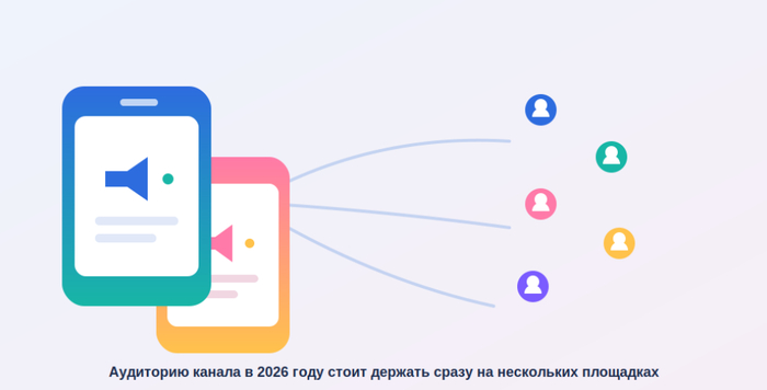 Аудиторию канала в 2026 году стоит держать сразу на нескольких площадках