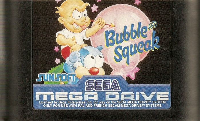 ������� ������� � �������� Bubble and Squeek, ����������� PAL-�������