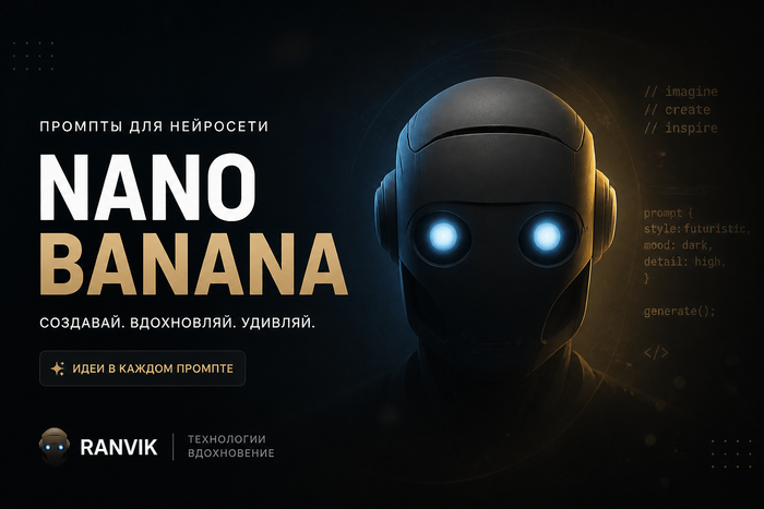 Промпты для нейросети Nano Banana: Как получить реалистичные изображения и идеальный визуал с помощью точных текстовых запросов