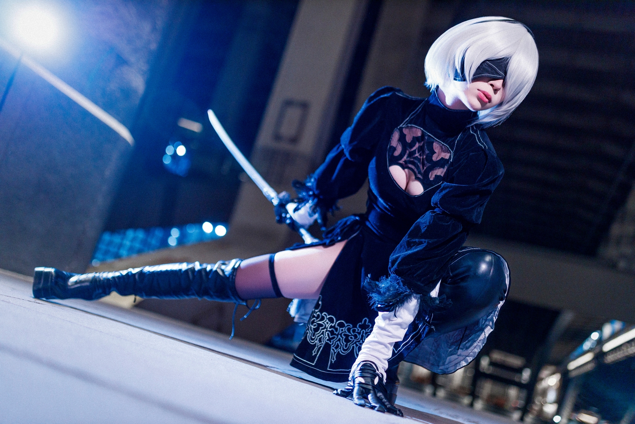 2B cosplay by ezzechka - Series My Cosplays
, My, Anime, Cosplay, PHOTOSESSION, Cosplayers, Girls, Yorha unit No 2 type B, NIER Automata, Games