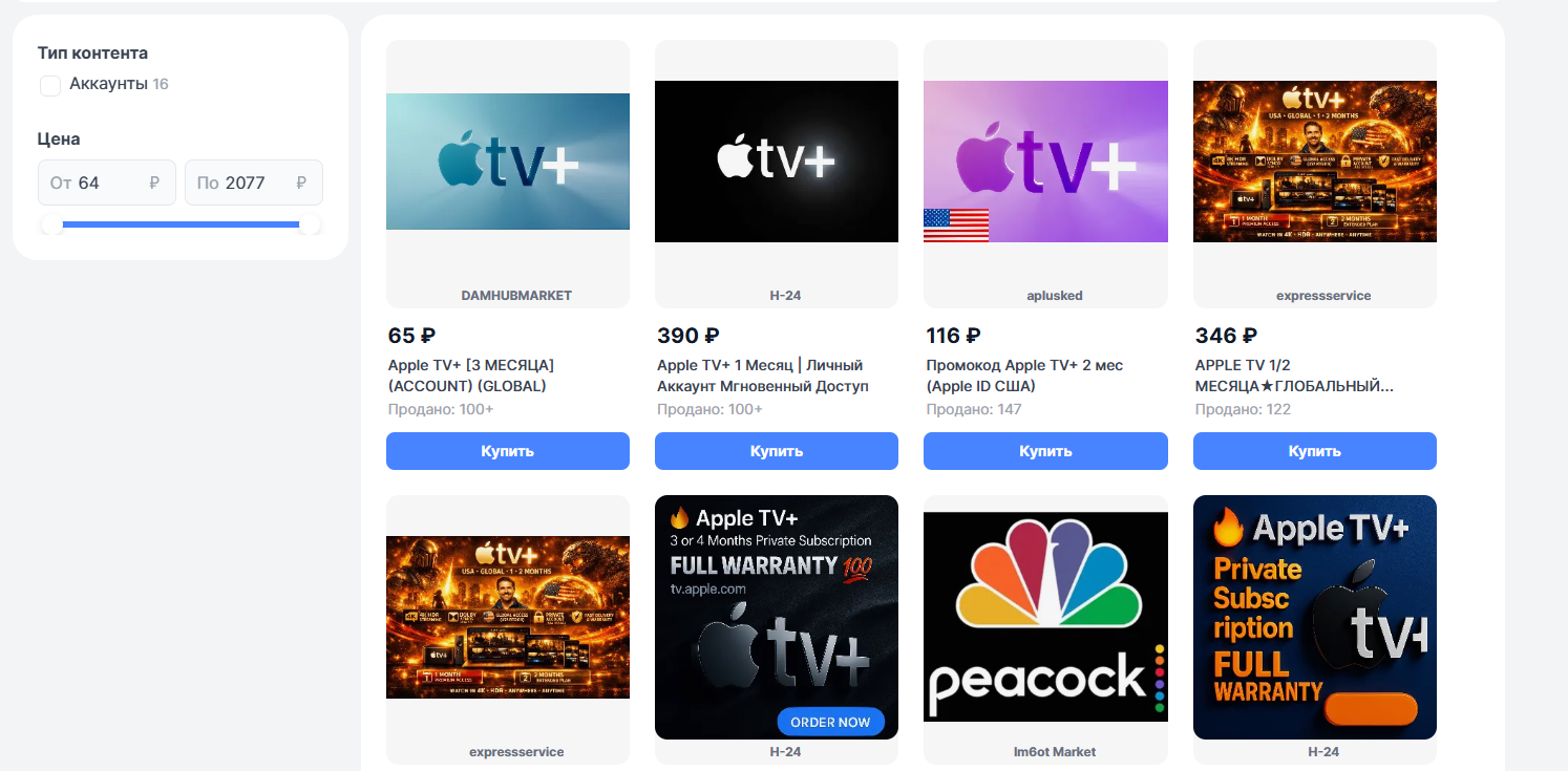Как купить подписку Apple TV: актуальные способы оплаты из России - Подписки, Apple TV, Оплата, Блоги компаний, Длиннопост, Блог