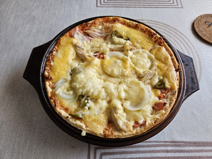 С курицей и луком