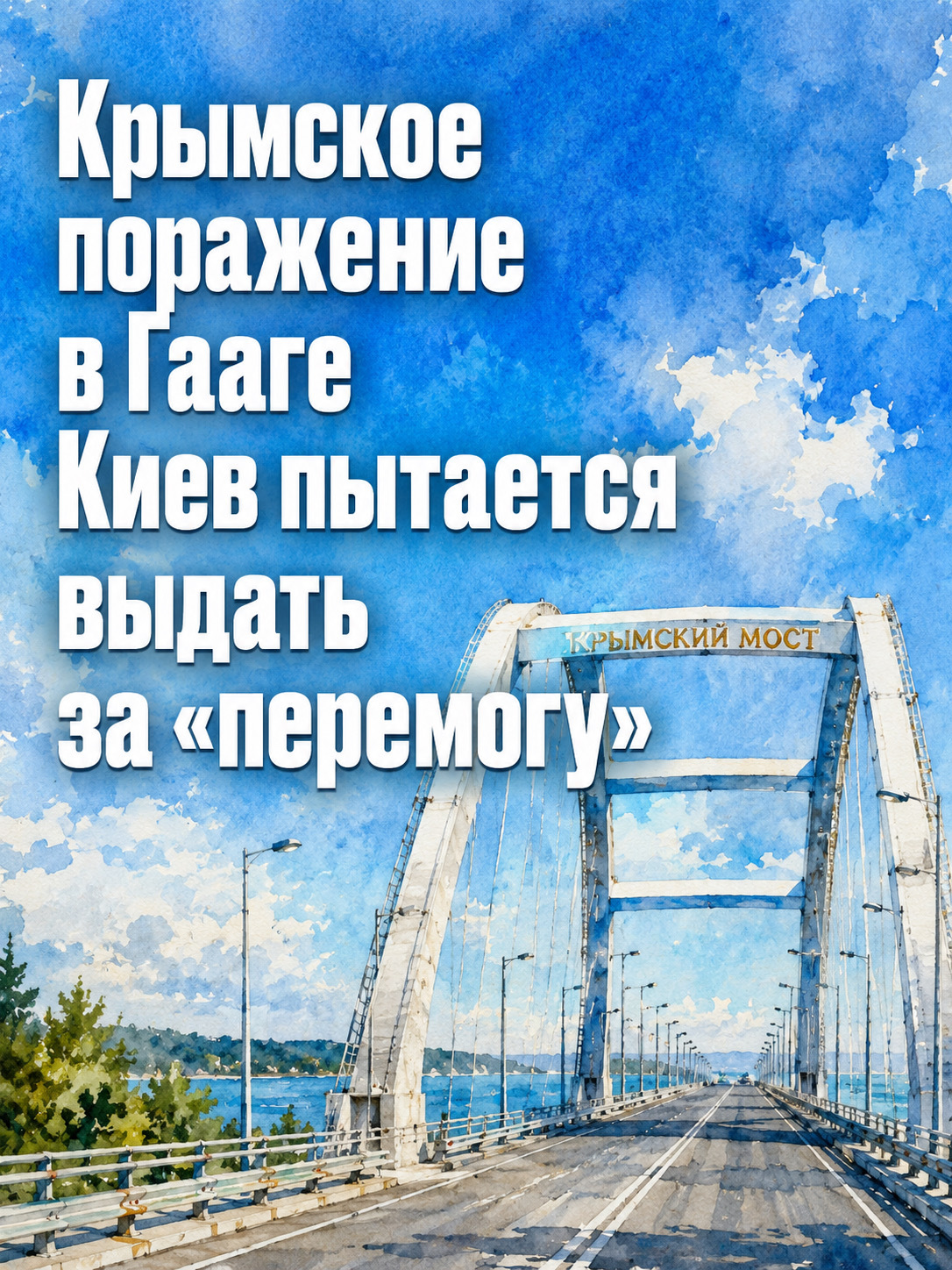 The Hague has demolished Kyiv's arguments, but the regime's propaganda has already concocted a victory. - My, Politics, news, Hague, Court, Crimea, Crimean bridge, Kerch Strait, Azov sea, International law, Admiralty law