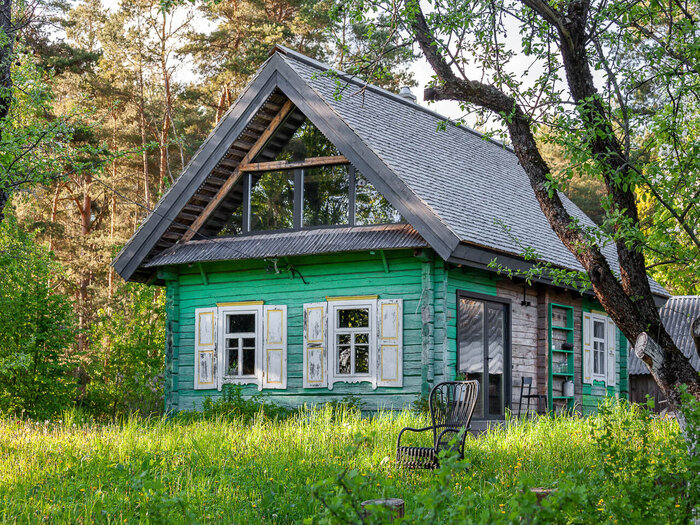 Загородный дом минского дизайнера Татьяны Синитцевой.