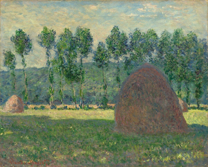 Клод Моне. «Стог сена в Живерни». Около 1884—1889 гг. Пушкинский музей
