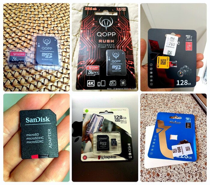 Карты памяти microsd на реальных фото из отзывов покупателей Маркета