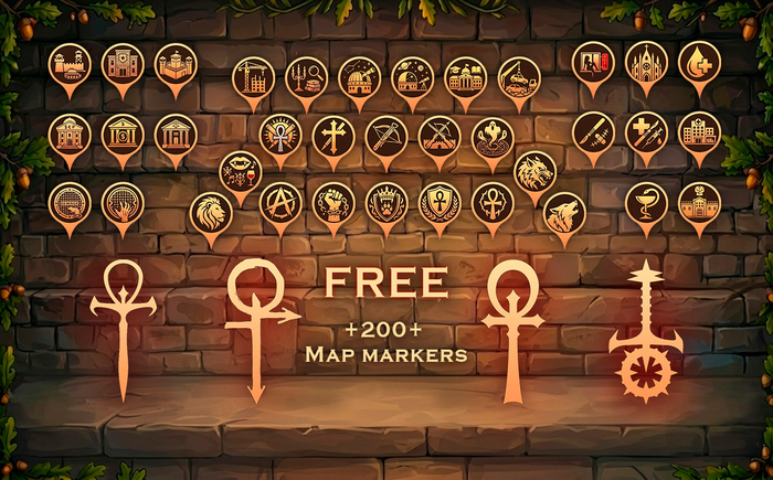 FREE 200+ Ассетов для карт VTM