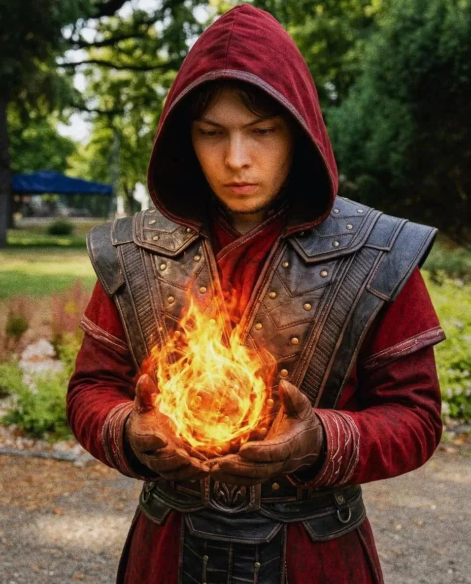 Fire Mage Cosplay from Gothic Remake (Khadgar2003 Cosplay) - Cosplay, Gothic 1 Remake, Games, Computer games, Magician, Gothic, Longpost