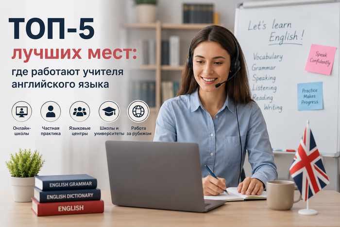 ТОП-5 лучших мест: где работают учителя английского языка 0