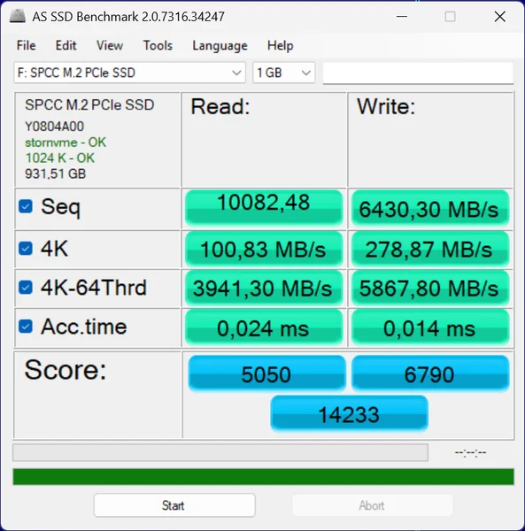 SiliconPower XS90 Review: PCIe 5.0 in Action, Not in a Screenshot - My, Testing, Overview, Computer, Computer hardware, SSD, Nvme, Longpost, Peekaboo+