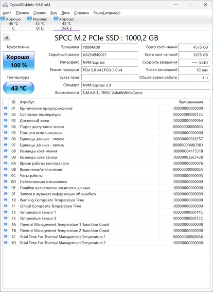 SiliconPower XS90 Review: PCIe 5.0 in Action, Not in a Screenshot - My, Testing, Overview, Computer, Computer hardware, SSD, Nvme, Longpost, Peekaboo+