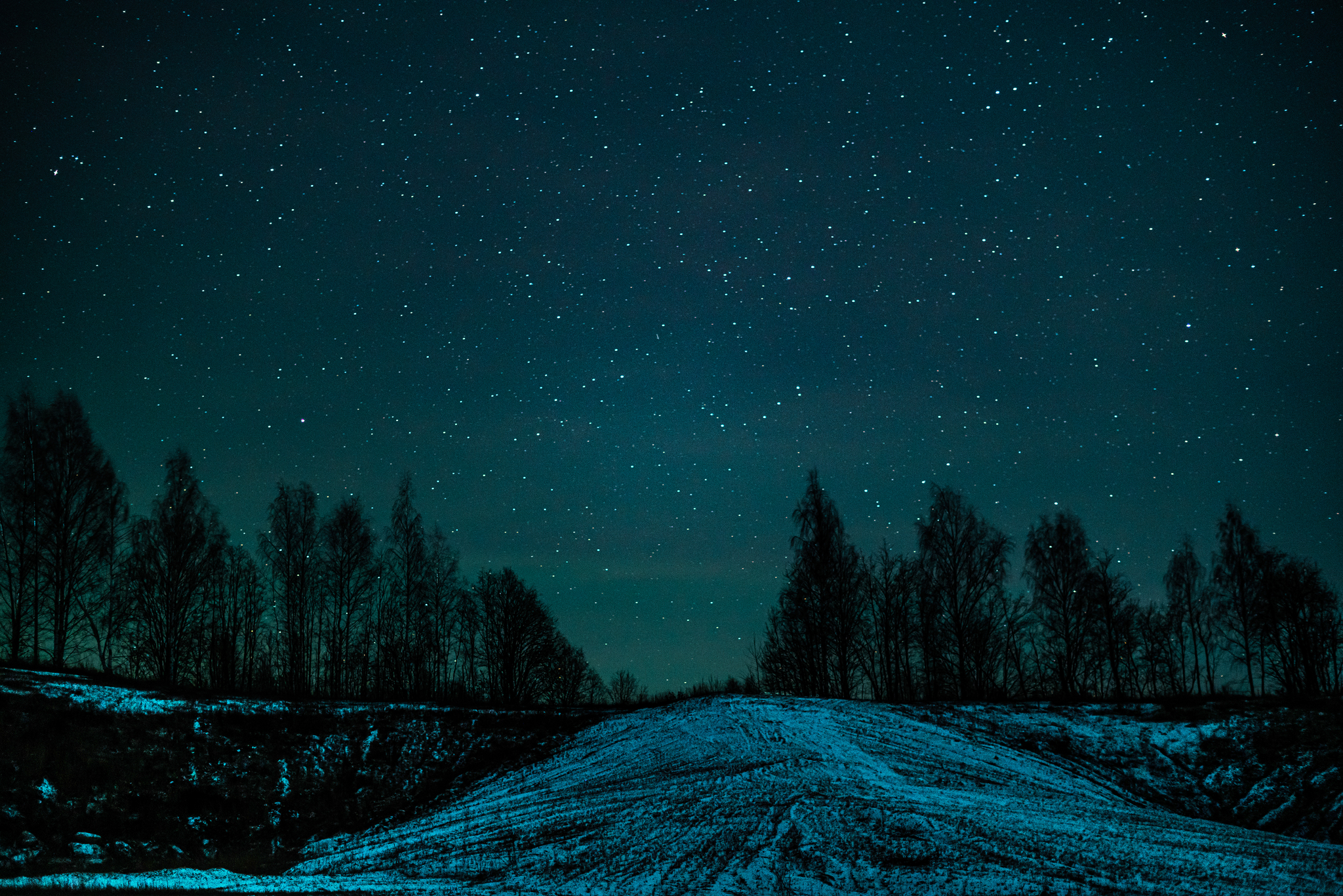 Starry sky over an abandoned quarry - Series Astrophoto, My, Astrophoto, Starry sky, The photo, Night, Nature