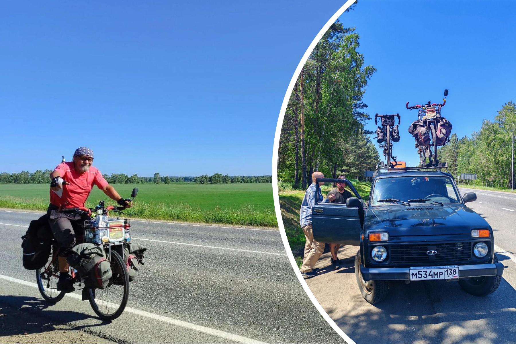 A 61-year-old Bryansk cyclist traveling to Vladivostok reached Buryatia. - Series From Bryansk to Vladivostok by bike, My, Vladivostok, Primorsky Krai, Дальний Восток, Buryatia, Bryansk, Travels, Travel across Russia, A bike, Cyclist, Tourism, Baikal, Longpost