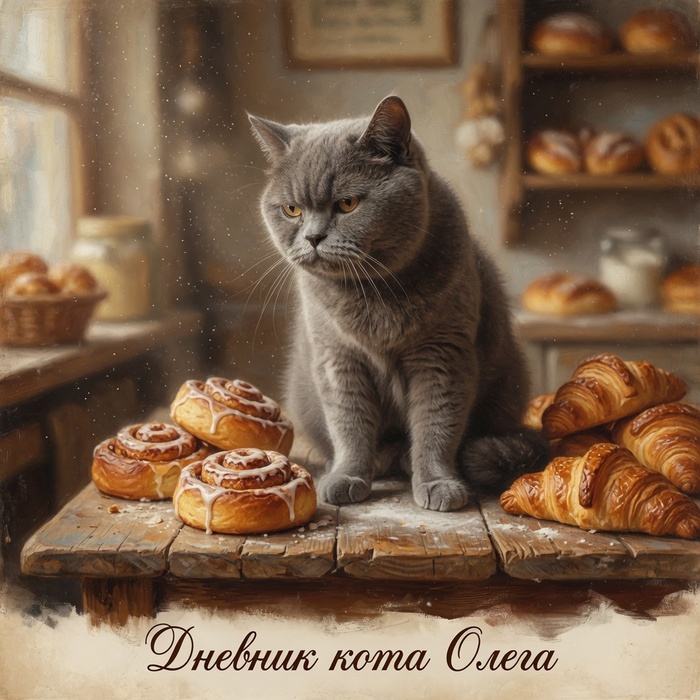 Дневник кота Олега. Я - батон