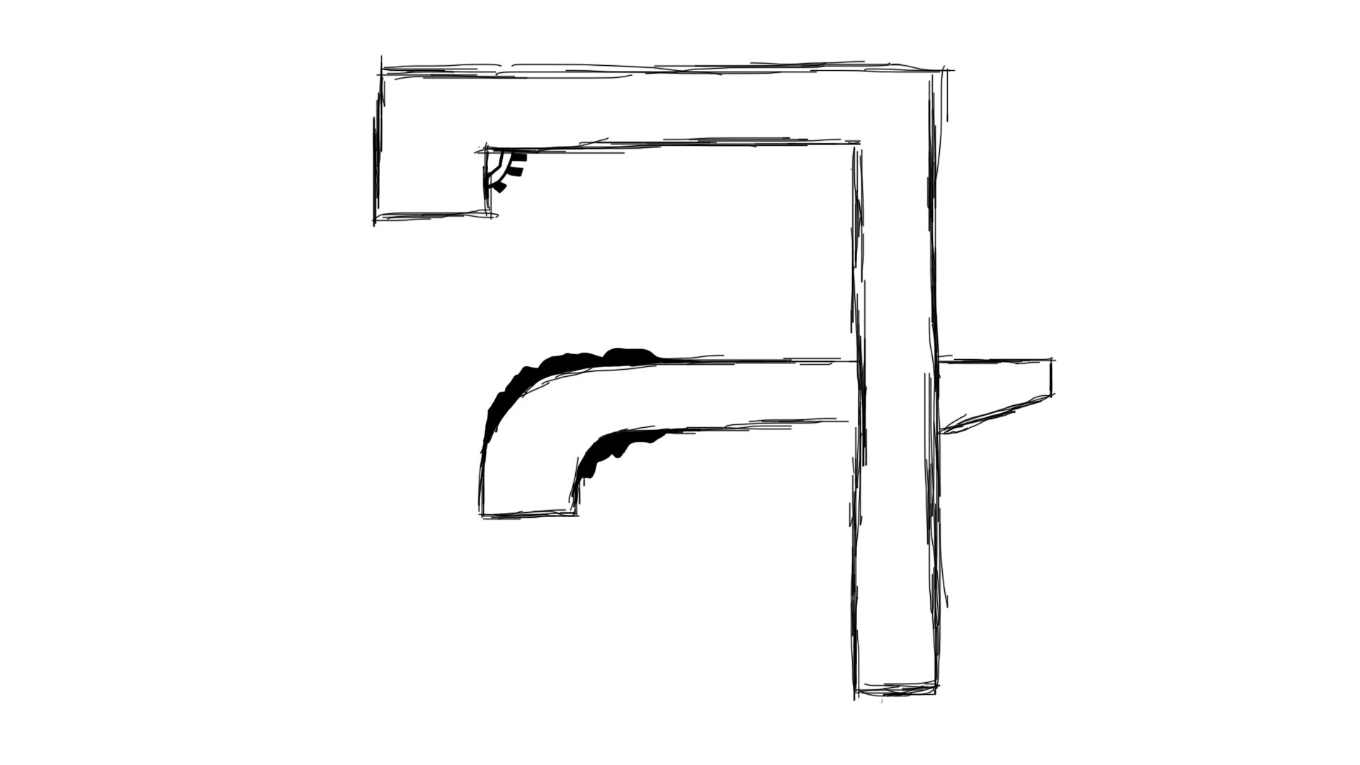 Conceptual Alphabet and Numbers (Nightmare Weekdays) - Series HalfLife, My, Concept Art, Concept, Alphabet, Design, Graphic design, Graphics, Style, Letters, Numbers, Drawing, Font, Typography, Longpost