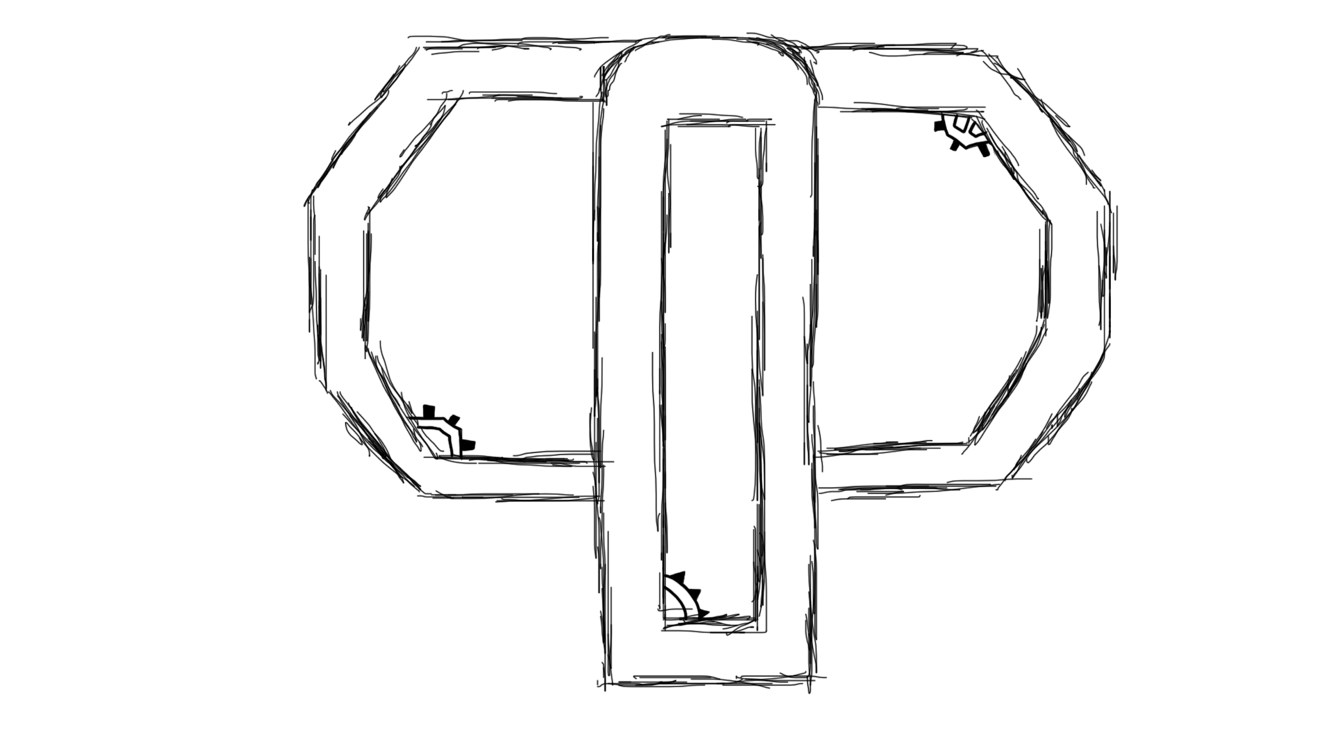 Conceptual Alphabet and Numbers (Nightmare Weekdays) - Series HalfLife, My, Concept Art, Concept, Alphabet, Design, Graphic design, Graphics, Style, Letters, Numbers, Drawing, Font, Typography, Longpost