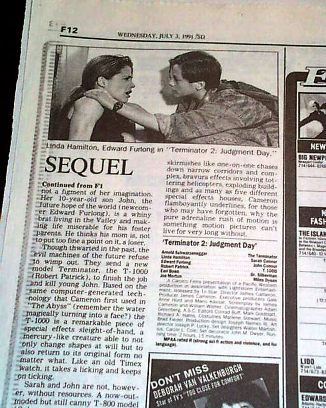 �������� �� �2 �� ����������� ������� ������ � ������ �Los Angeles Times�, 3 ���� 1991 ����