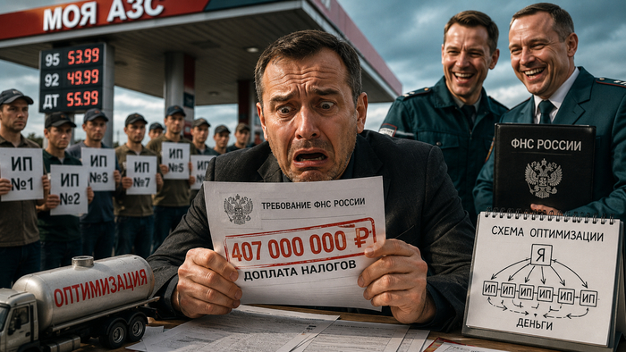 Схема «Своя АЗС через 15 левых ИП», которая стоила владельцу 407 миллионов рублей