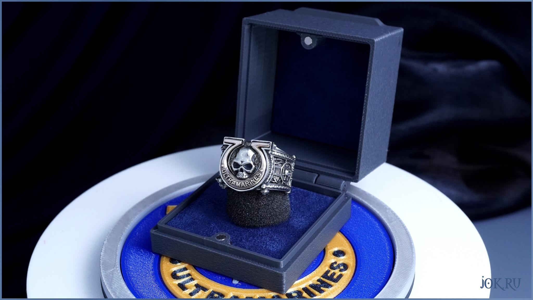 Courage and Honor: How We Created the 18-Gram Dual-Metal Ultramarines Ring - Warhammer 40k, Space Marine, Ultramarines, Handmade, Ring, Longpost, With your own hands, How is it done, Diy game, Signet, Video, Youtube, Short videos