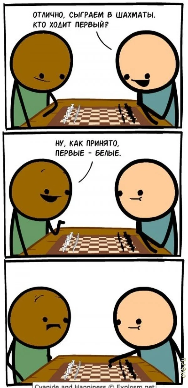 Response to the post If Chess Could Talk - Chess, Humor, Black humor, Cyanide and Happiness, Comics, Wordplay, Repeat, Reply to post