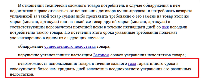 ст. 18 ЗоЗПП