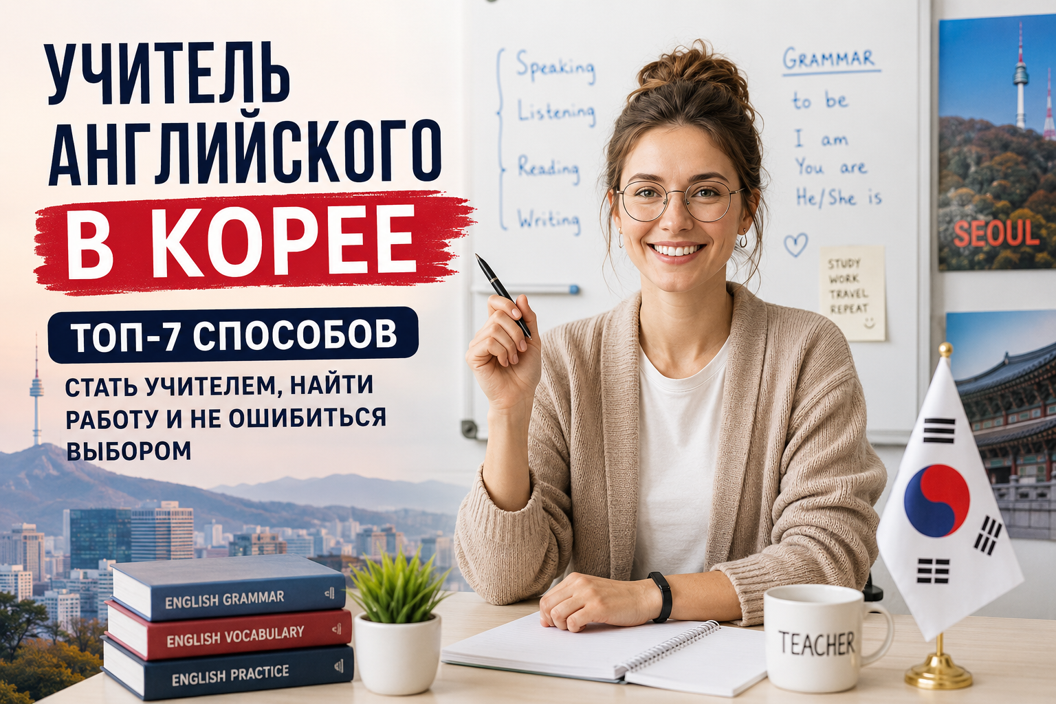 The Top 7 Best Ways to Become an English Teacher in Korea: Where to Look for a Job and What to Check in Advance - Studies, Career, Experience, Motivation, Self-development, Success, Perfection, Emotional burnout, Ideal, Thinking, Anxiety, Stress, Development, Autistic Disorders, Freelance, Psychological help, Nerves, Brain, Internal dialogue, The moral support, Longpost, 