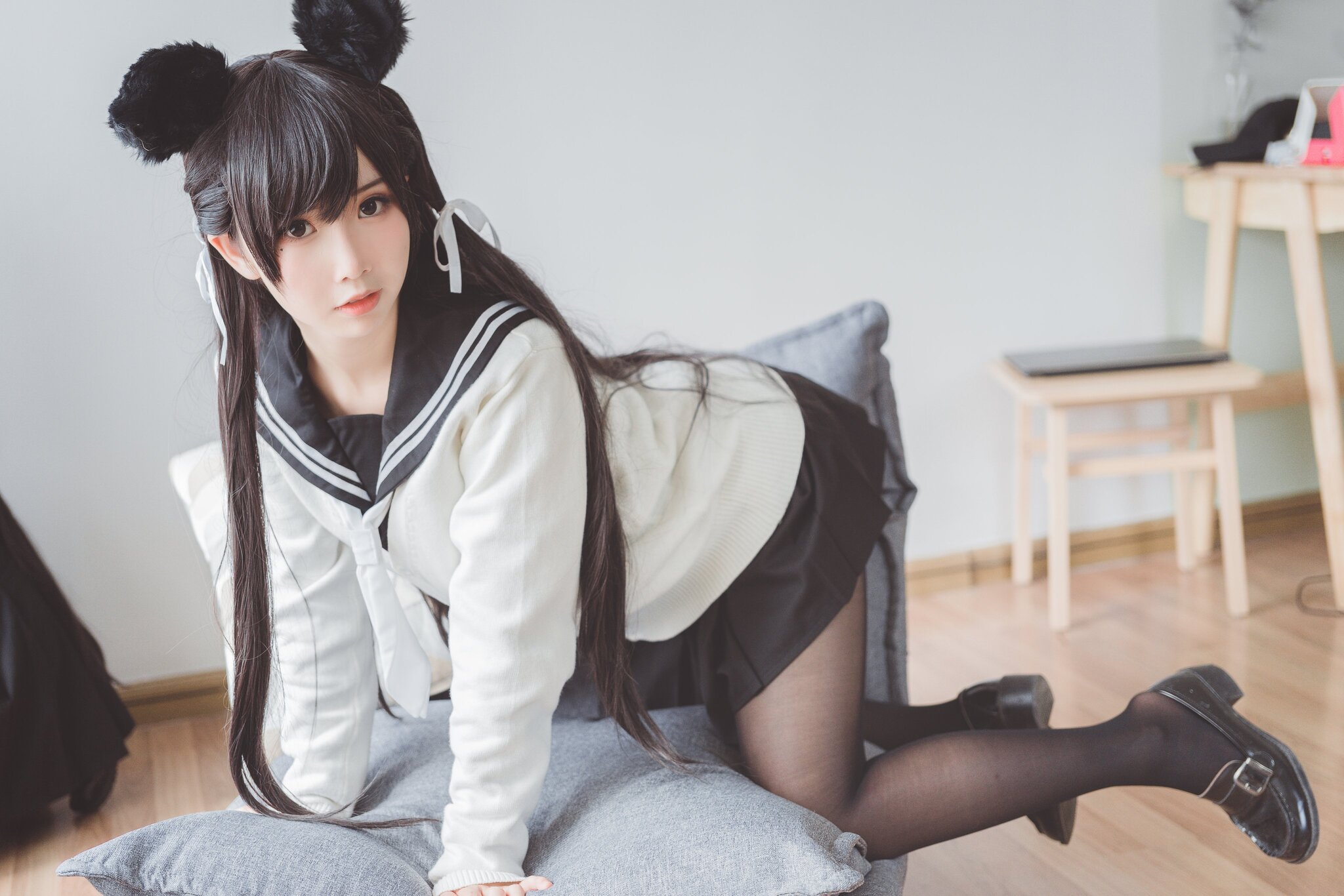 Azur lane | Atago & Laffey - Косплей, Atago, Laffey, Azur Lane, Видеоигра, Twitter (ссылка), Фотография, Длиннопост