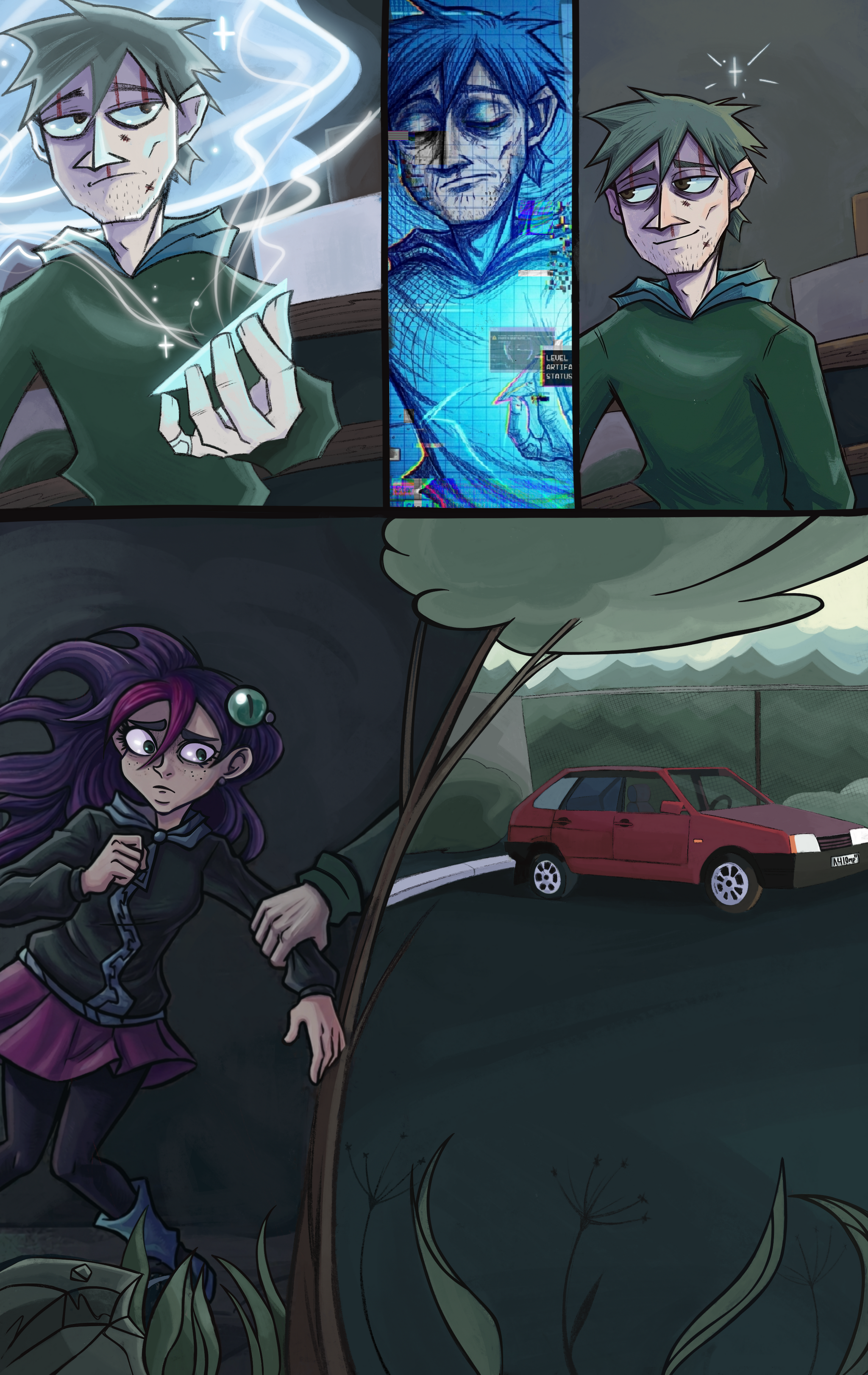 Escapism #6 (103-126) - Series Comic Escapism, My, Comics, Art, Author's comic, Fictional characters, Friday tag is mine, Longpost