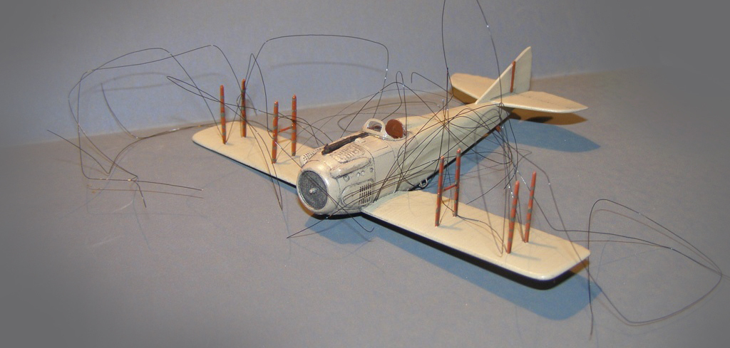 SPAD-7 Kitty - My, Aviation, Military aviation, Fighter, Stand modeling, Aircraft modeling, Scale model, Longpost