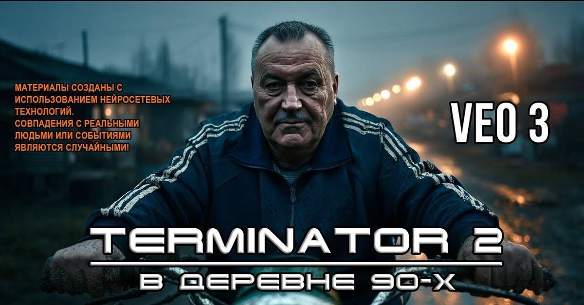 Terminator wasn't a cake these days - Neural Network Content, Terminator 2: Judgment Day, Short videos, Video, Rutube