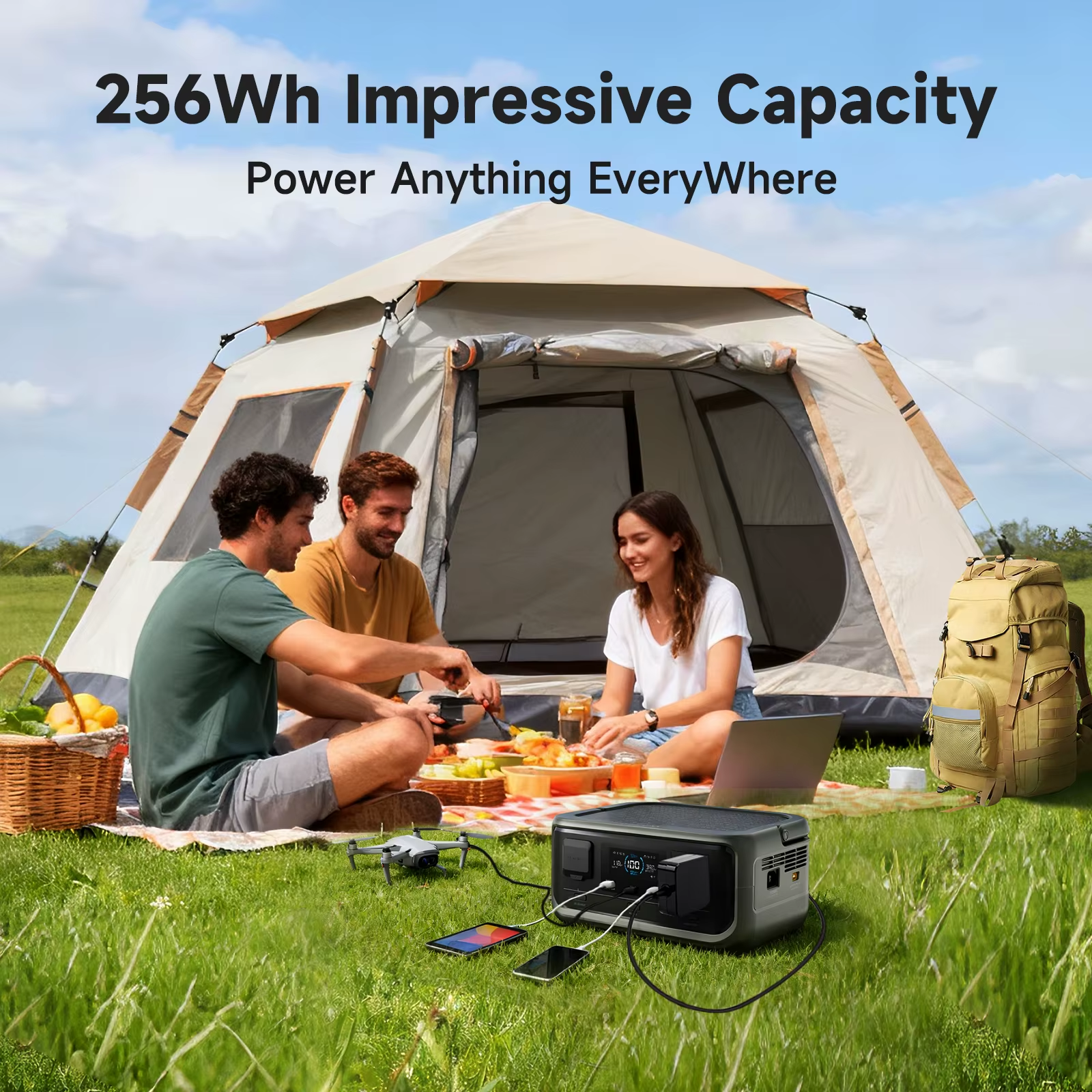 ALLPOWERS VOLIX P300 — a personal power source with 256 Wh. Light, communication, and comfort anywhere. - Series Top Reviews  Ratings 2026 on Ali, My, Распродажа, AliExpress, Discounts, Products, Battery, Xiaomi, Charger, Tablet, Accessories, Aliexpress sale, Online shopping, Longpost, 