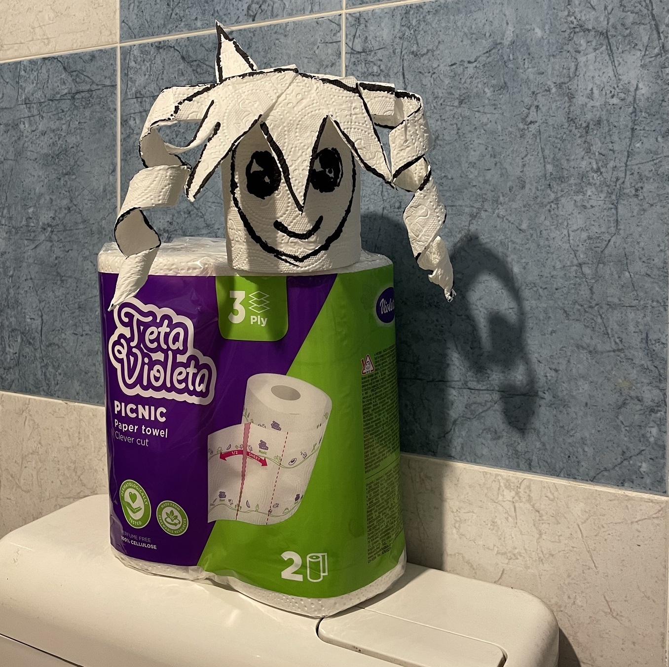 Toilet Kasane Teto - My, Kasane Teto, Utauloid, Vocaloid, Hatsune Miku