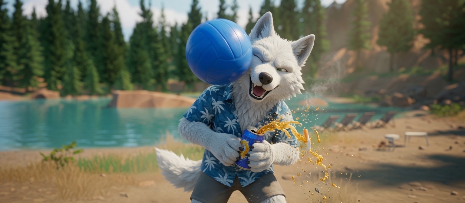 Furry art by Wolfmks #3859 for The Hangover in the RV - My, Neural Network Content, Furry, Longpost