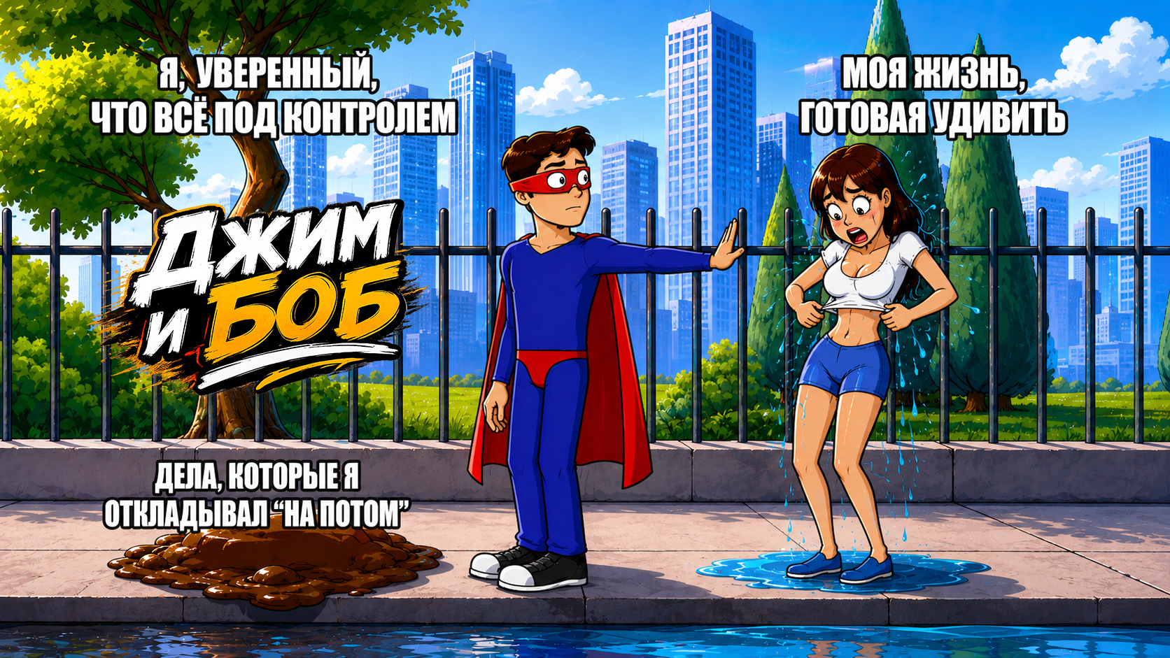 The truth of life - My, Picture with text, Memes, Humor, Superheroes, Vital, Strange humor