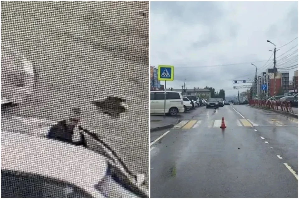 In Irkutsk, a driver hit children, then dragged the injured man off the road and fled. - My, Negative, Road accident, Accident witnesses, A pedestrian, Children, Longpost