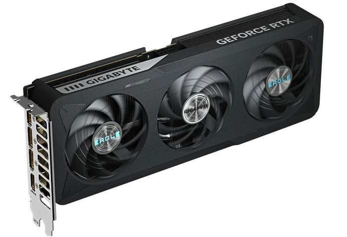 Графический процессор Gigabyte GeForce RTX 5060 Ti EAGLE MAX OC с интерфейсом PCI Express 5.0 и поддержкой современных видеовыходов DisplayPort и HDMI.