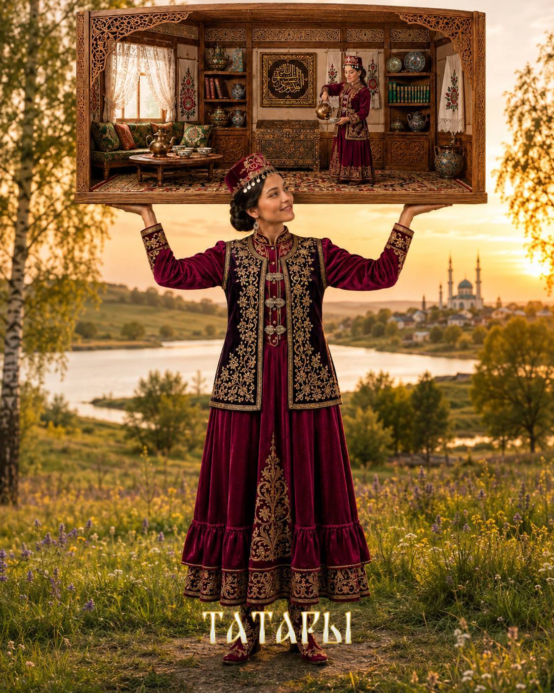 This is a trip around Russia without suitcases and tickets. - Neural Network Content, Artificial Intelligence, Neural network art, Russia, People, The culture, Traditions, Longpost