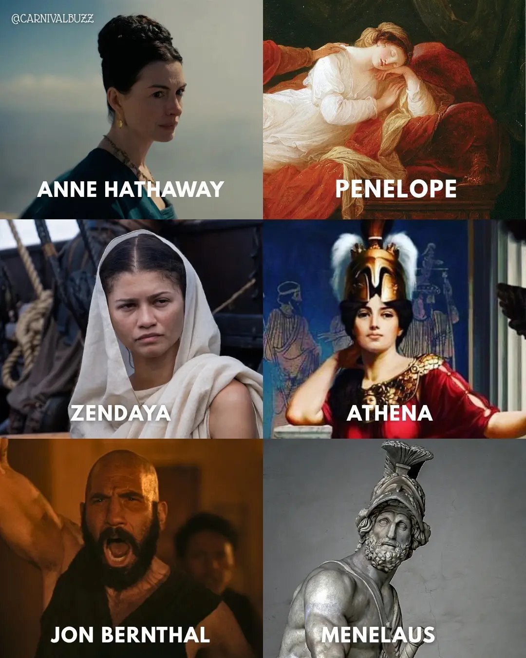 The cast of the new Odyssey vs. classic illustrations of Homer's heroes - Odyssey, Castes, Christopher Nolan, Poet Homer, Actors and actresses, Longpost, Picture with text