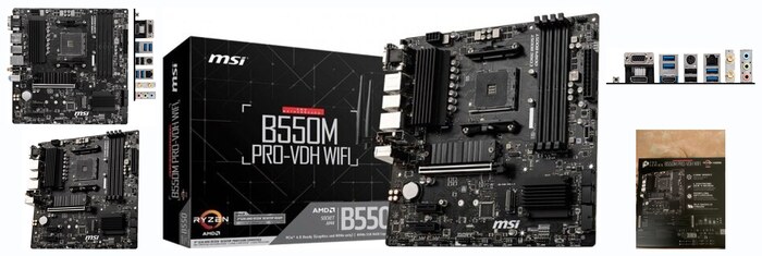 ����������� ����� Msi B550M PRO-VDH WIFI (AM4, mATX)