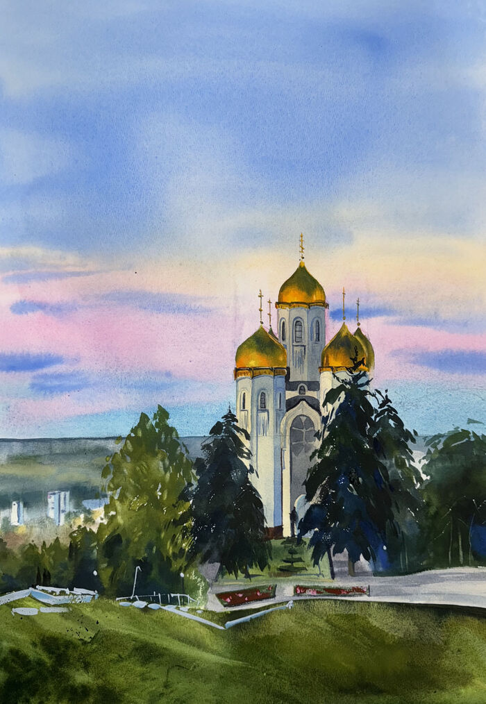 здоровая махина: половина ватмана