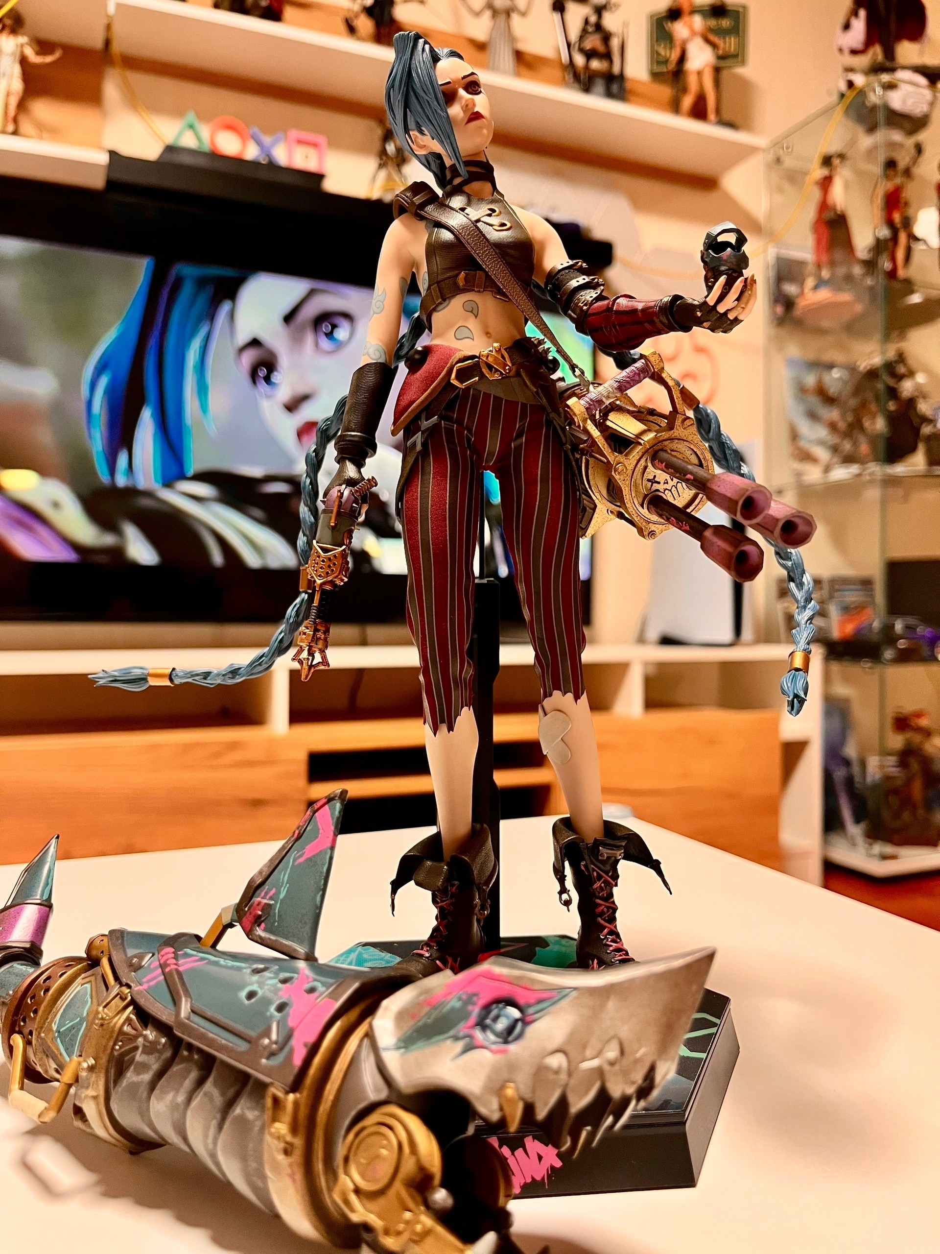 I've been wanting a Hot Toys Jinx for my collection for a long time! - Collecting, Collector, Video game, Computer games, Collection, Figurines, Collectible figurines, League of legends, Arcane, Jinx, Statuette, VKontakte (link), Longpost