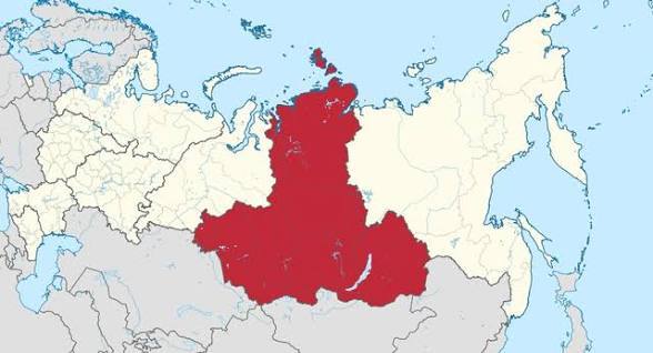 Все что бежовое - это Россия, а вот что получает гражданин России- это красное в центре.