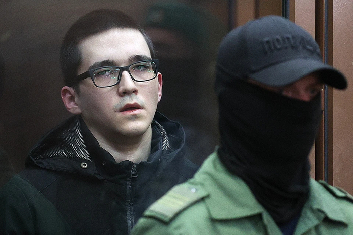 Ильназ Галявиев во время оглашения приговора. Фото: Егор Алеев/ТАСС
