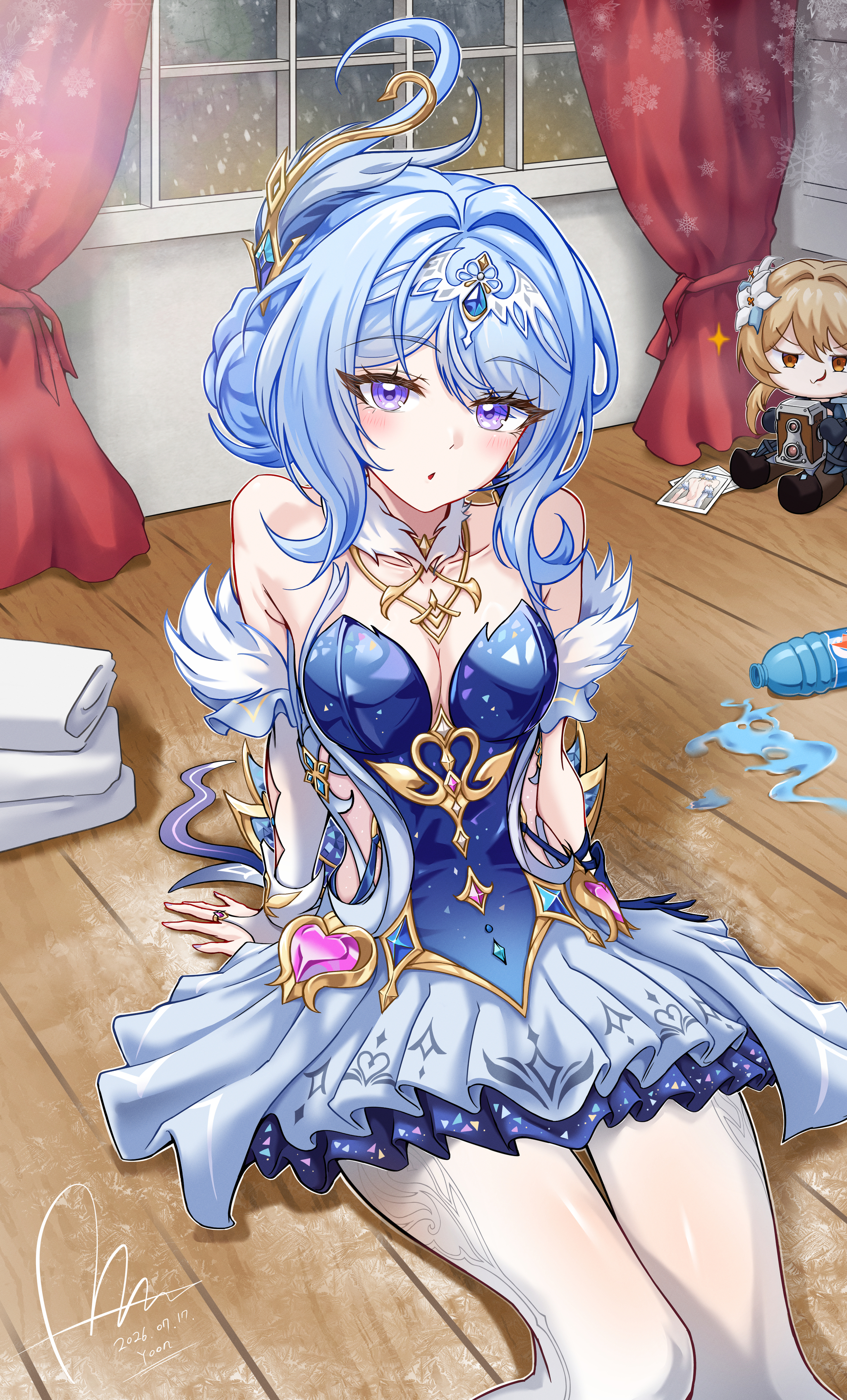 Are you saving up intertwined destinies for me? - Anime, Anime art, Odette (Genshin Impact), Genshin impact
