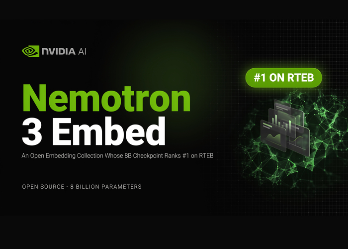 NVIDIA выложила Nemotron 3 Embed — открытый эмбеддер, который берёт #1 и метит в место платного OpenAI