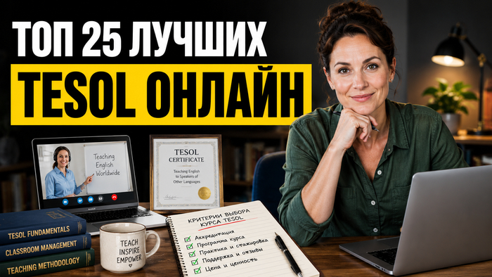 ТОП-25 лучших курсов TESOL онлайн в 2026 году