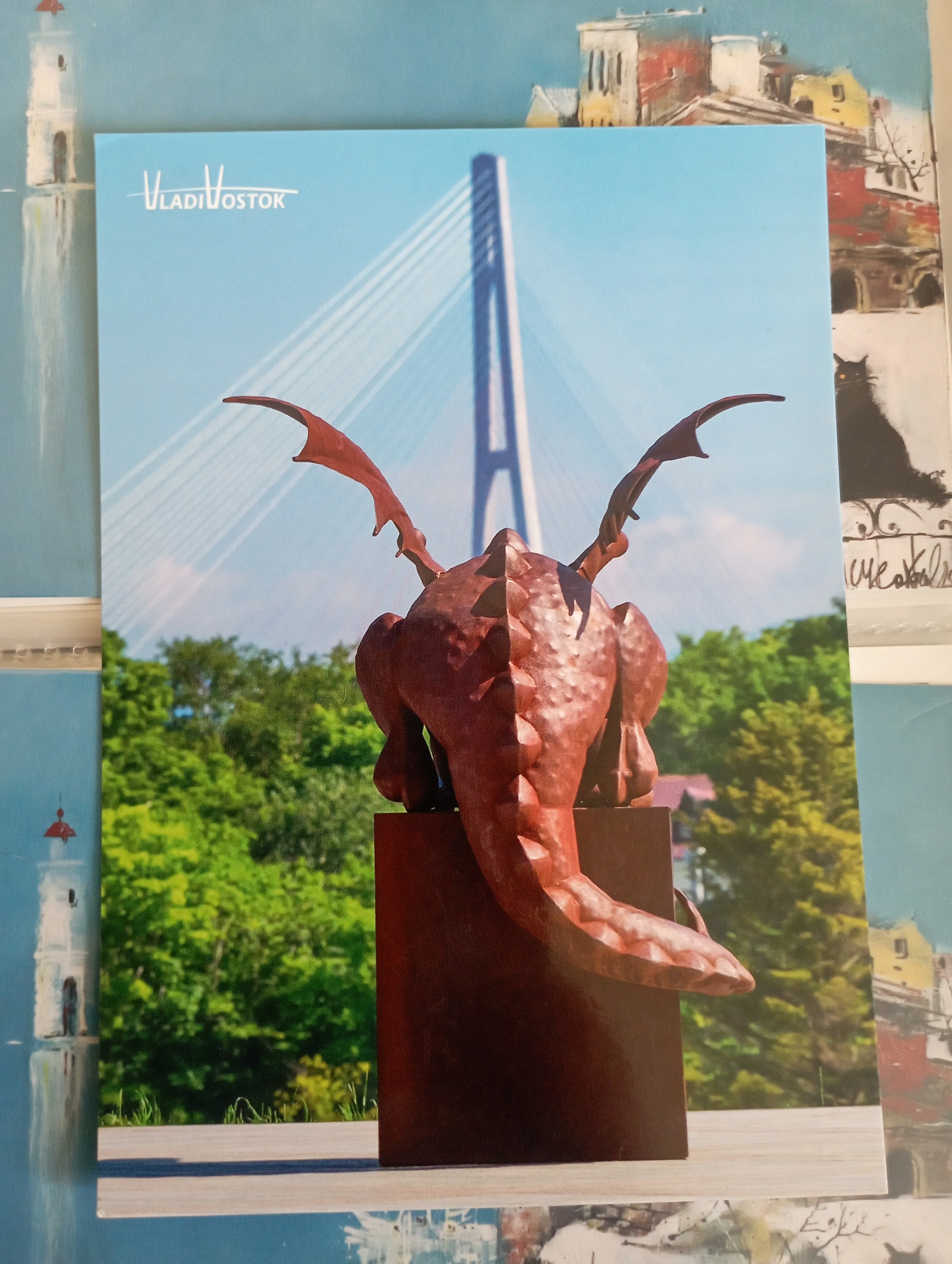 Collection of postcards Vladivostok/Primorye - My, Postcard, Postcrossing, Vladivostok, Primorsky Krai, Amur tiger, Дальний Восток