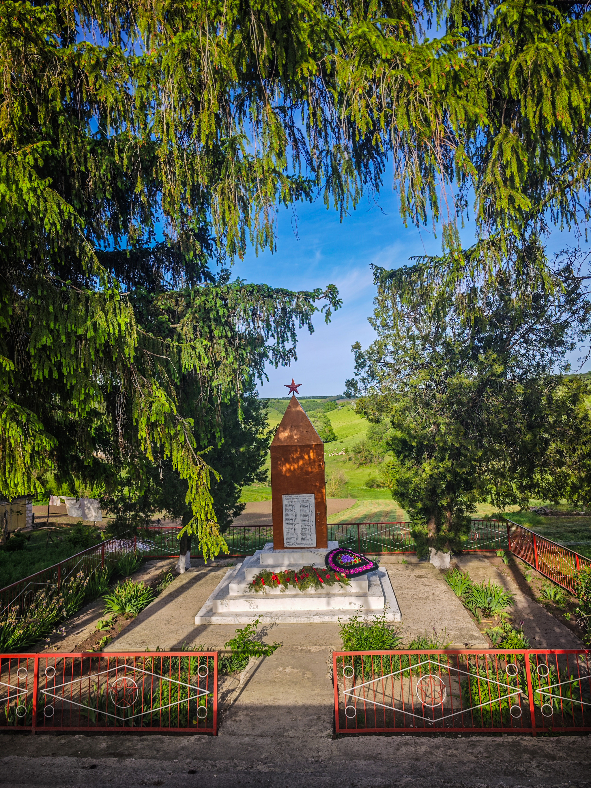 Lenino, PMR - The photo, The Great Patriotic War, Monument, Memory, Village, Transnistria, Lenin, Longpost