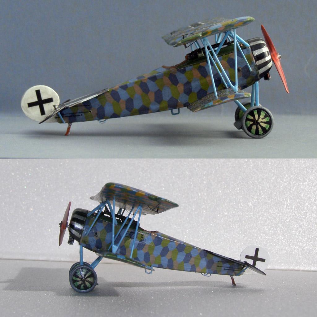 Fokker D.VI - My, Aviation, Military aviation, Fighter, Aircraft modeling, Stand modeling, Scale model, Longpost